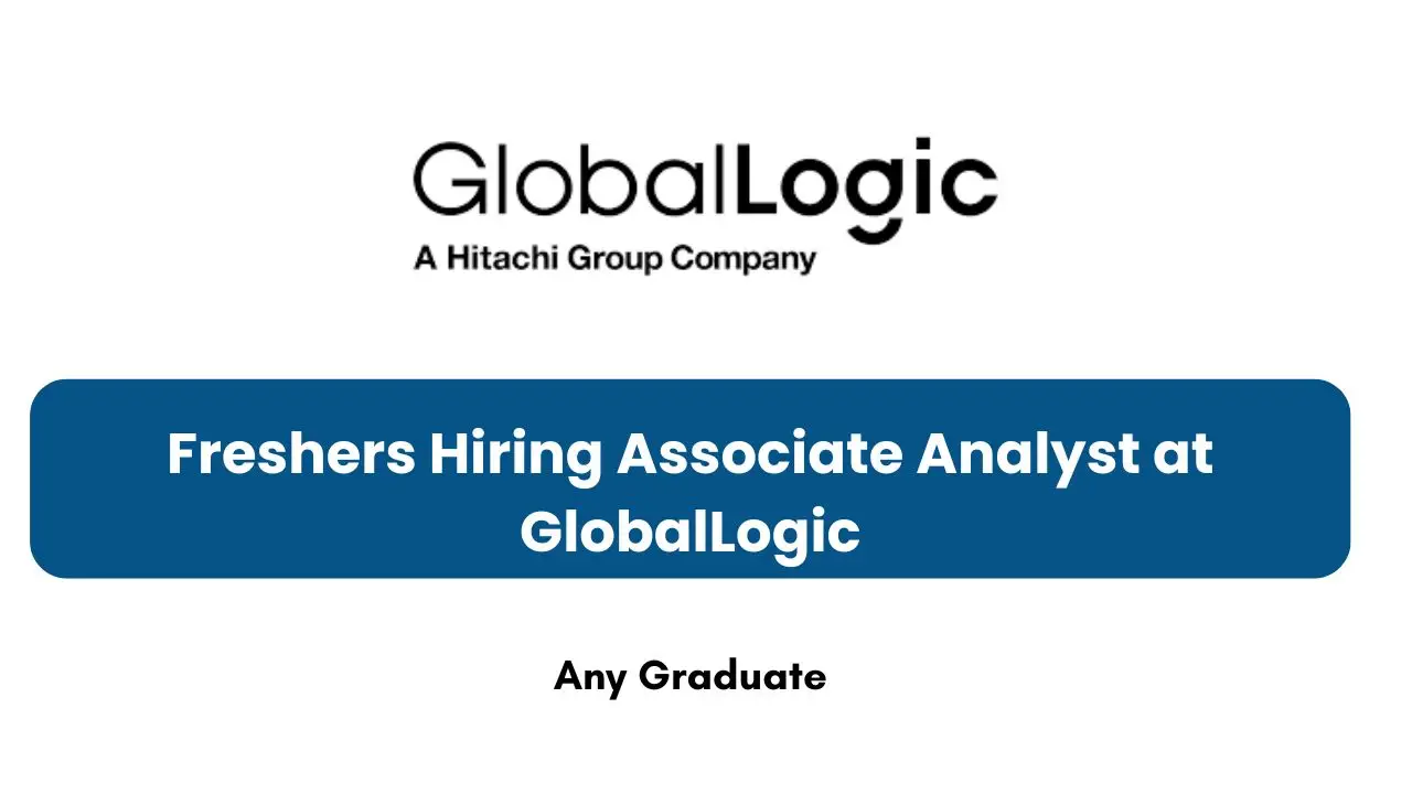 Freshers Hiring Associate Analyst