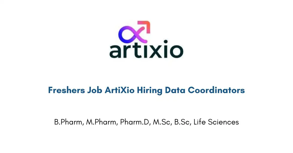 Freshers Job ArtiXio Hiring Data Coordinators
