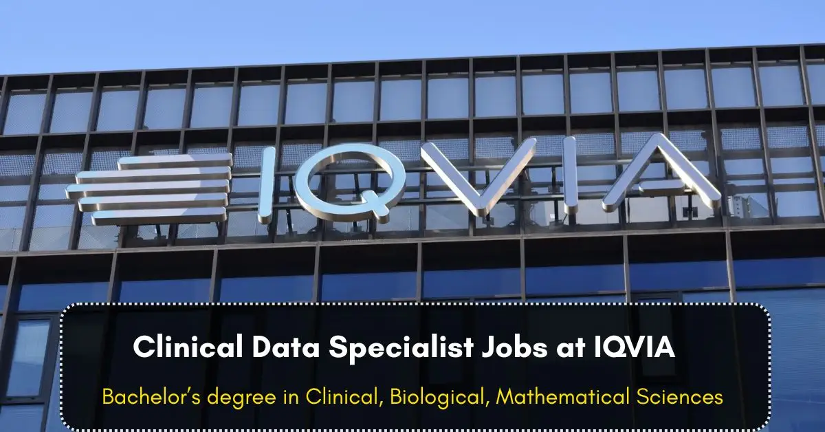 Clinical Data Specialist Jobs at IQVIA
