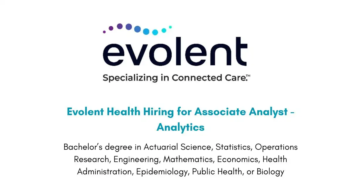 Evolent Health Hiring for Associate Analyst