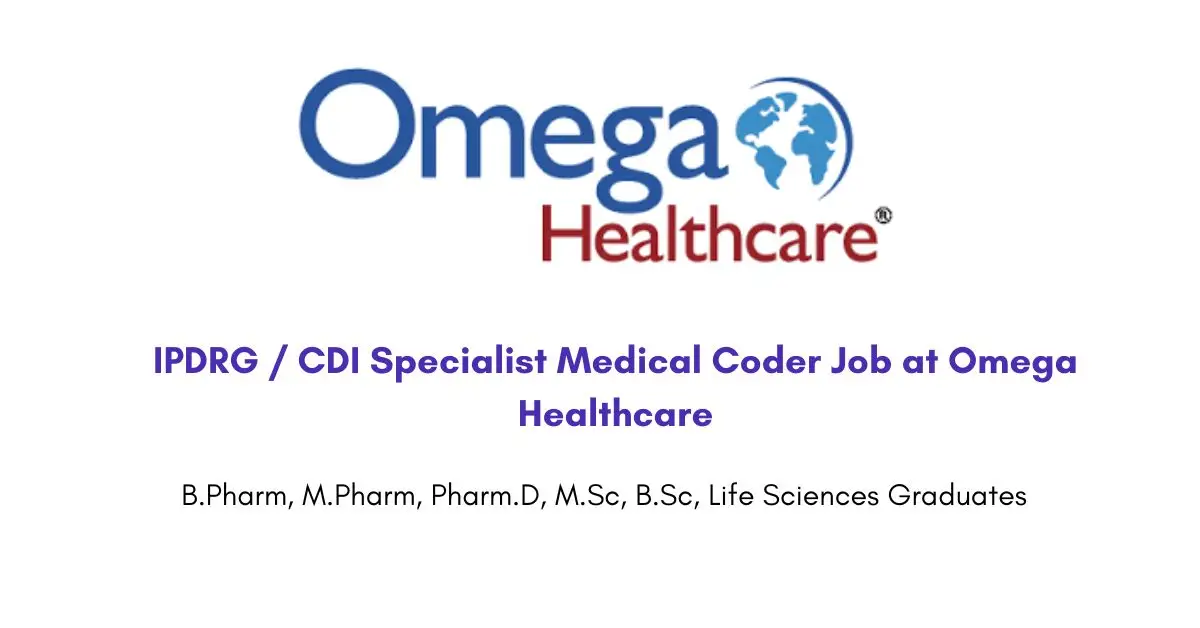 IPDRG / CDI Specialist Medical Coder Job at Omega Healthcare