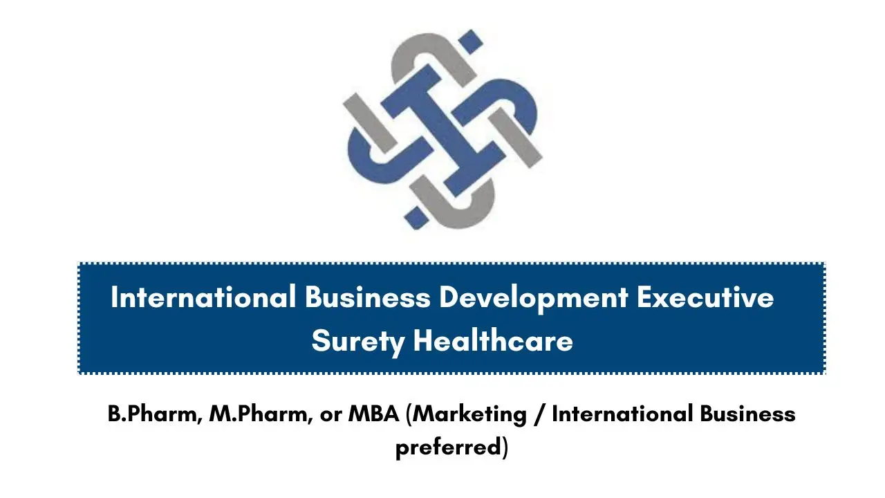 International Business Development Executive Surety Healthcare