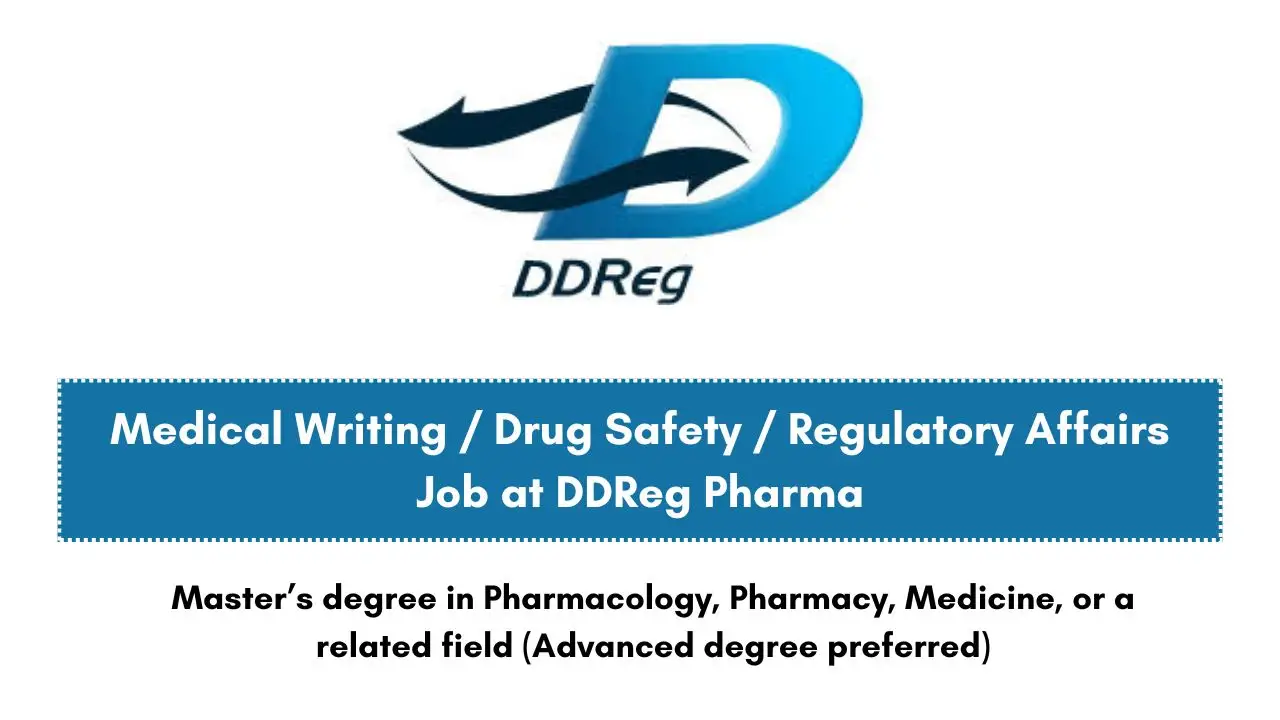 Medical Writing / Drug Safety / Regulatory Affairs Job