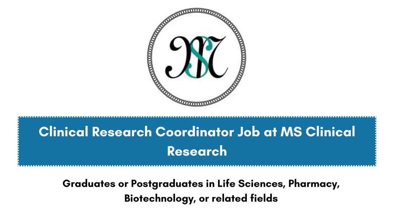 Clinical Research Coordinator Job at MS Clinical Research