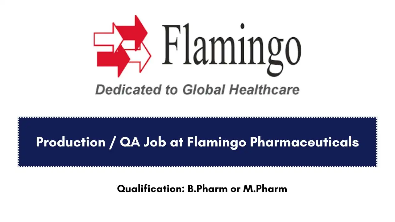 Production / QA Job at Flamingo Pharmaceuticals