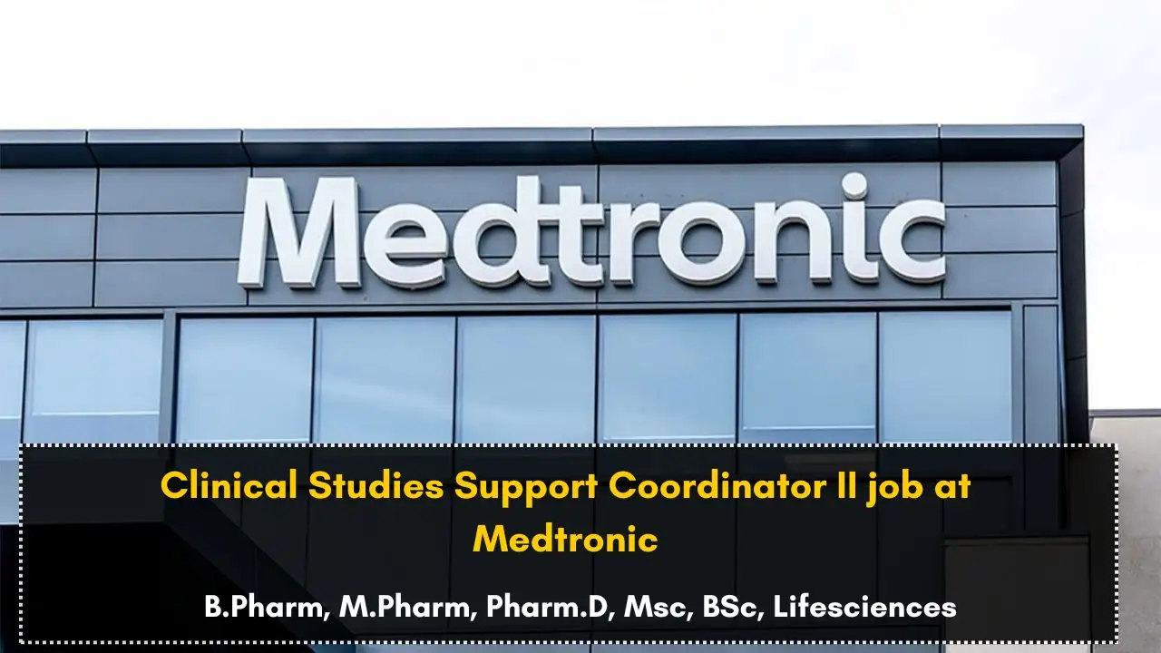 Clinical Studies Support Coordinator II job at Medtronic