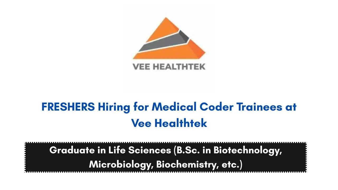 FRESHERS Hiring for Medical Coder Trainees