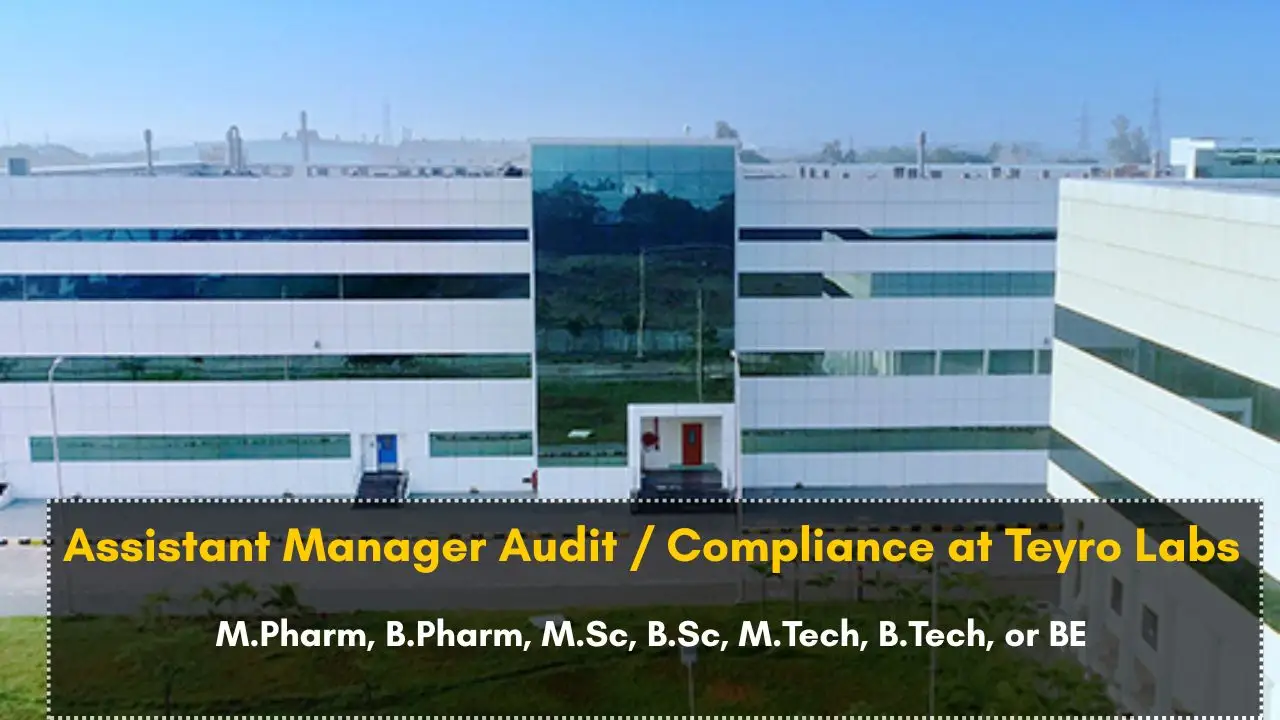 Assistant Manager Audit / Compliance at Teyro Labs