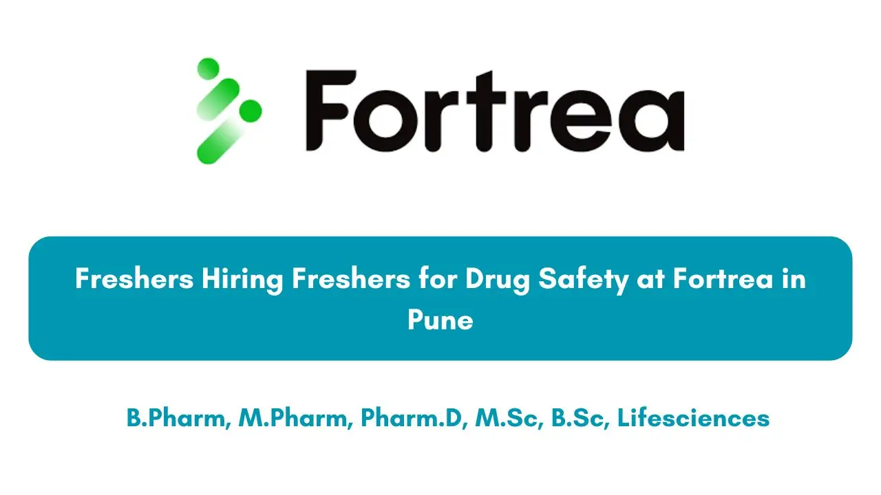 Freshers Hiring Freshers for Drug Safety