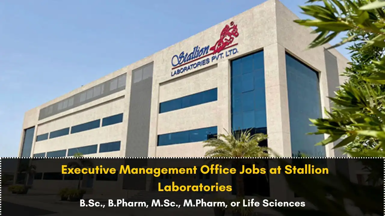 Executive Management Office Jobs at Stallion Laboratories
