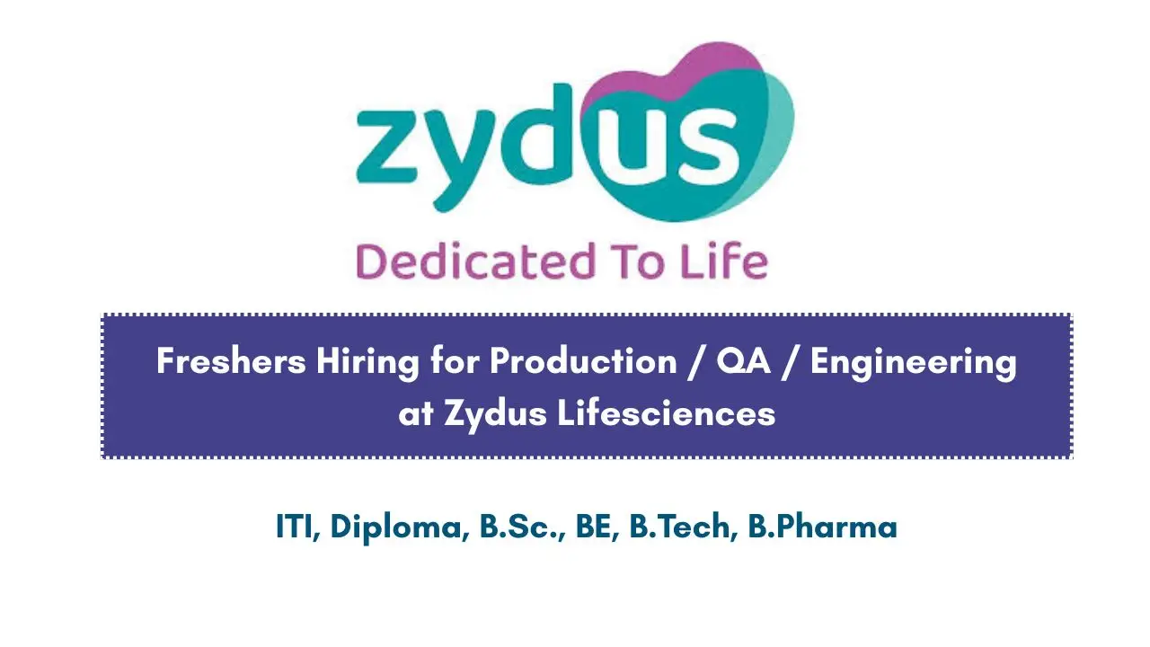 Freshers Hiring for Production / QA / Engineering