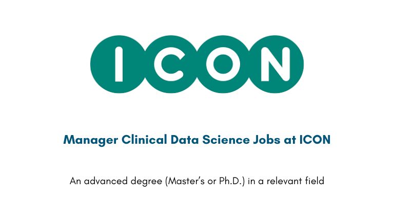 Manager Clinical Data Science Jobs at ICON