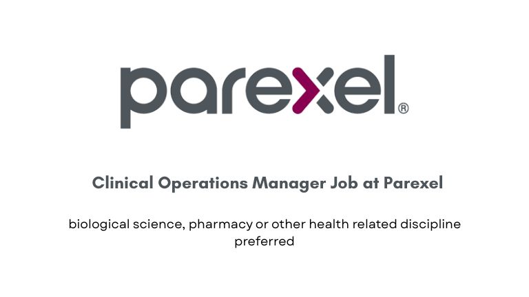 Clinical Operations Manager Job at Parexel