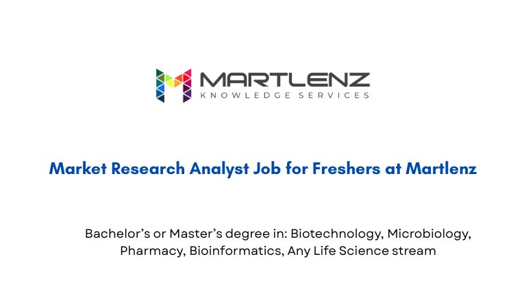 Market Research Analyst Job for Freshers at Martlenz