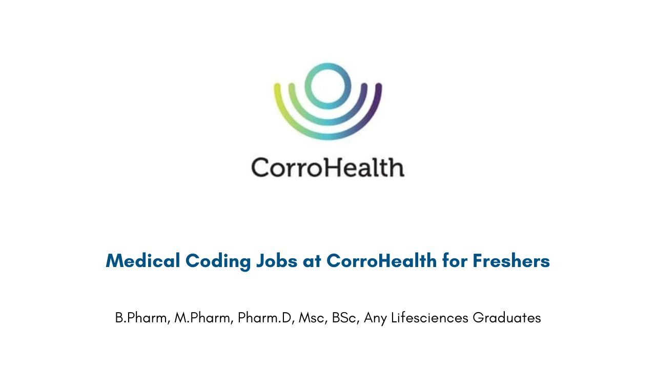 Medical Coding Jobs at CorroHealth for Freshers