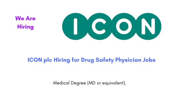 ICON plc Hiring for Drug Safety Physician Jobs