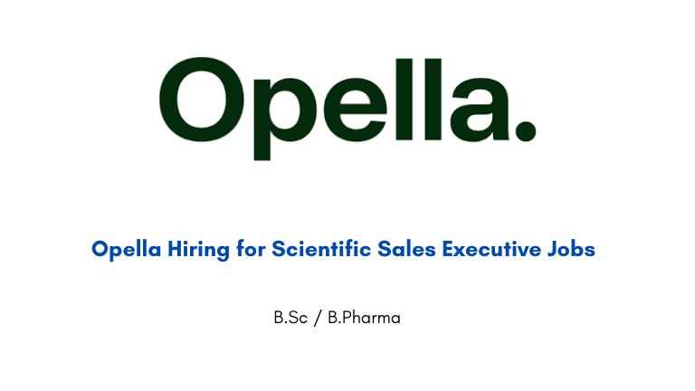 Opella Hiring for Scientific Sales Executive Jobs