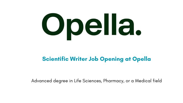 Scientific Writer Job Opening at Opella