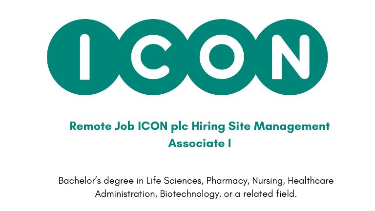 Remote Job ICON plc Hiring Site Management Associate I