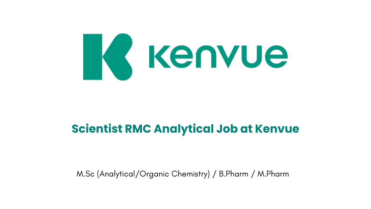 Scientist RMC Analytical Job at Kenvue