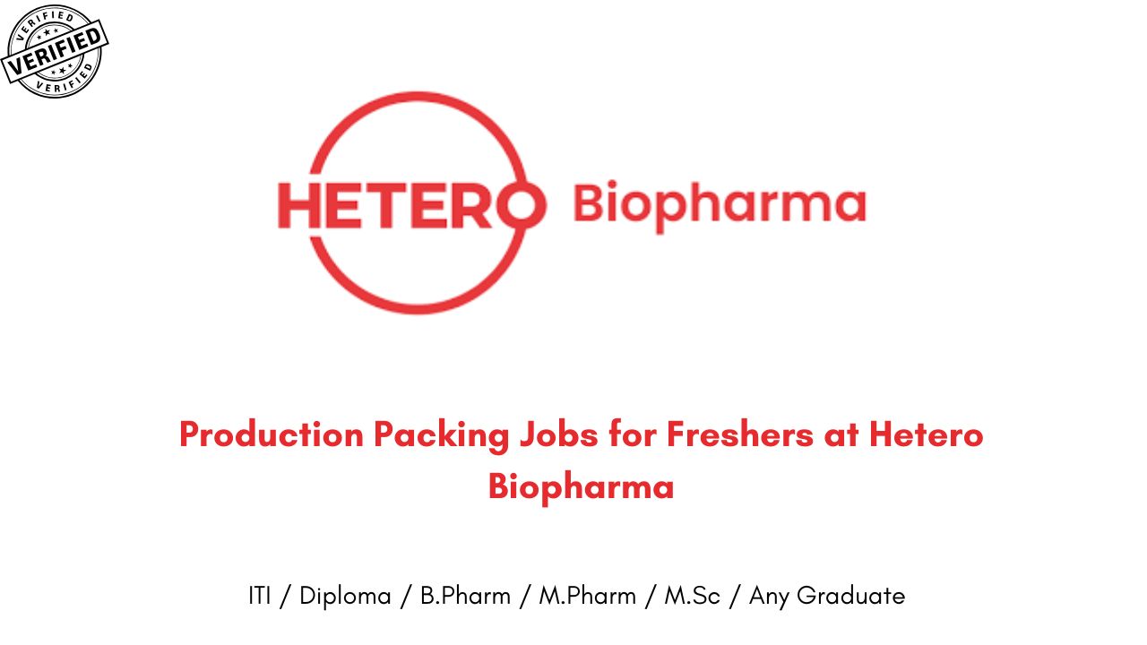 Production Packing Jobs for Freshers
