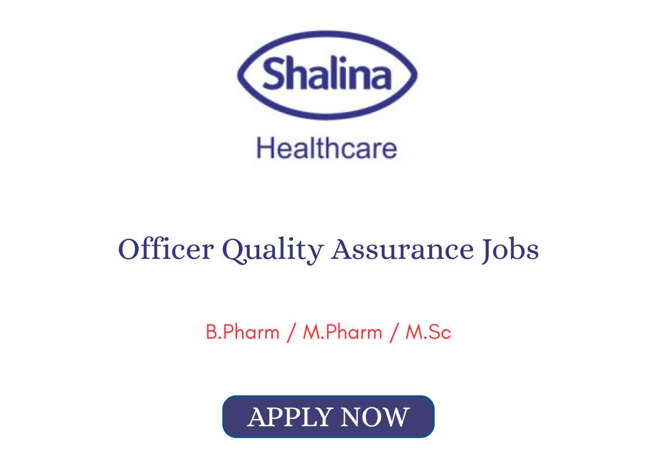 Officer Quality Assurance Jobs
