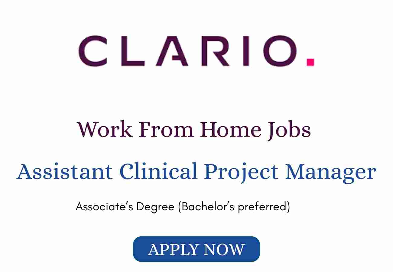Jobs Assistant Clinical Project Manager