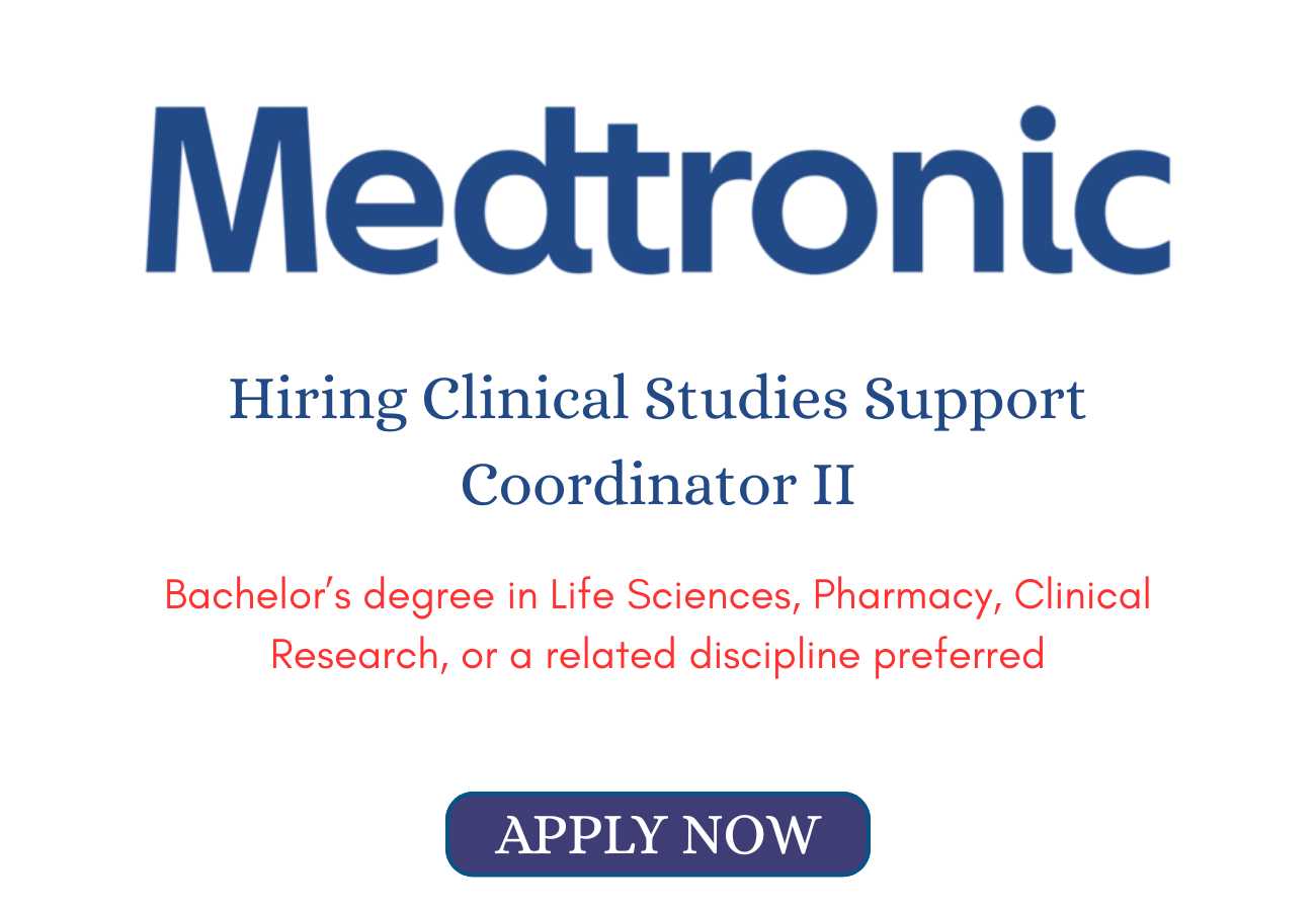 Hiring Clinical Studies Support Coordinator II