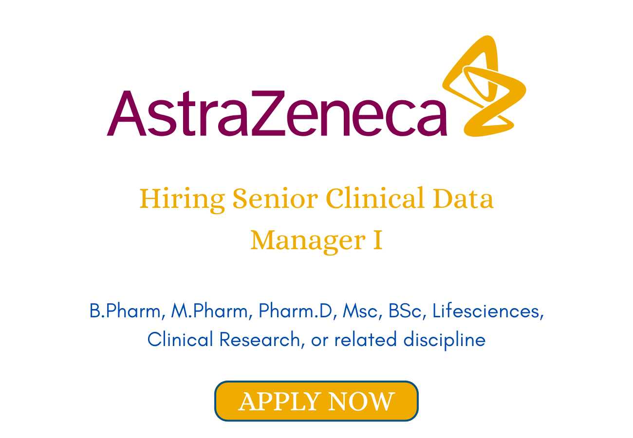 Hiring Senior Clinical Data Manager I