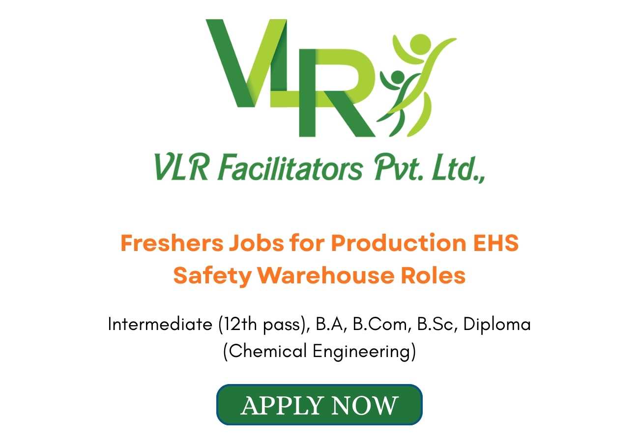Freshers Jobs for Production EHS Safety