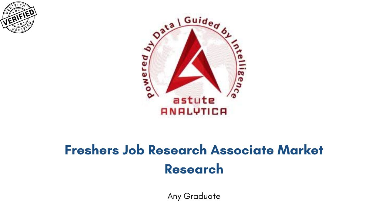 Freshers Job Research Associate Market Research