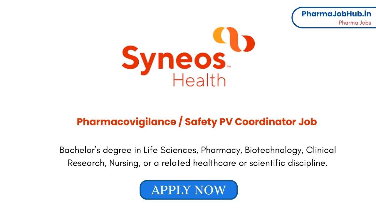 Safety PV Coordinator Job in Hyderabad