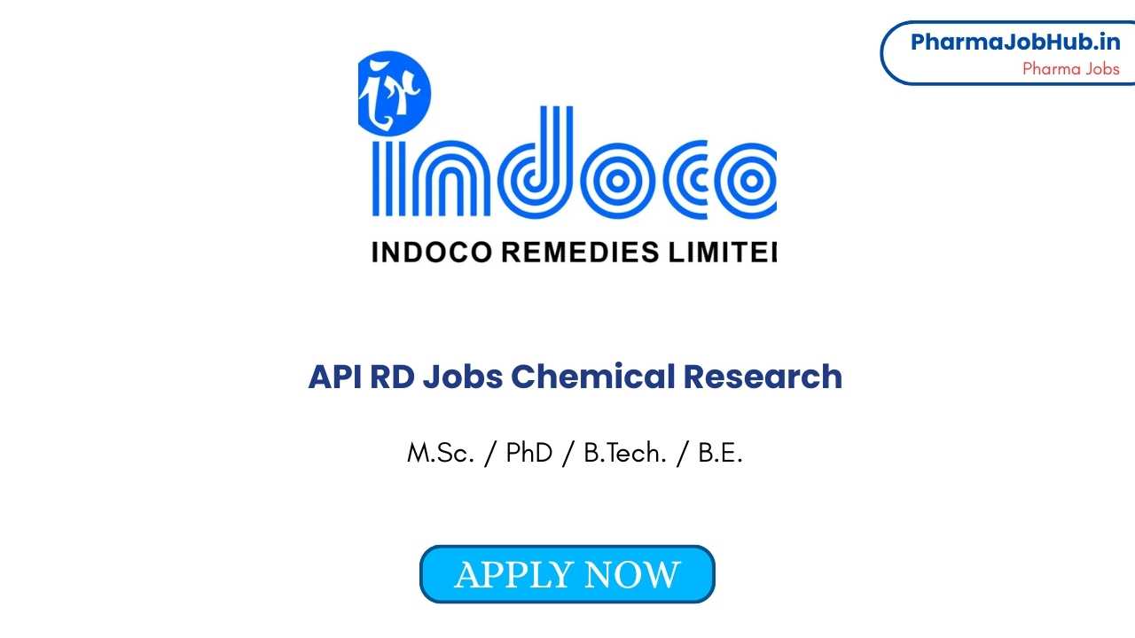 API RD Jobs Chemical Research