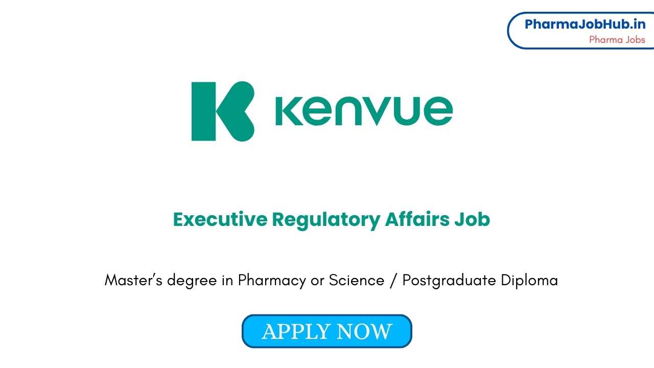 Executive Regulatory Affairs Job at Kenvue