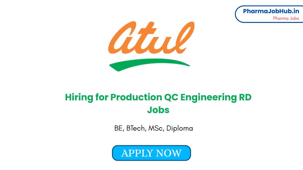 Hiring for Production QC Engineering RD Jobs
