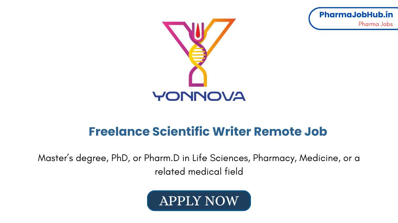 Freelance Scientific Writer Remote Job