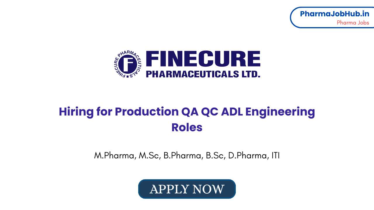 Hiring for Production QA QC ADL Engineering Roles