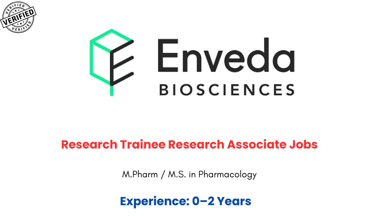 Research Trainee Research Associate Jobs in Hyderabad