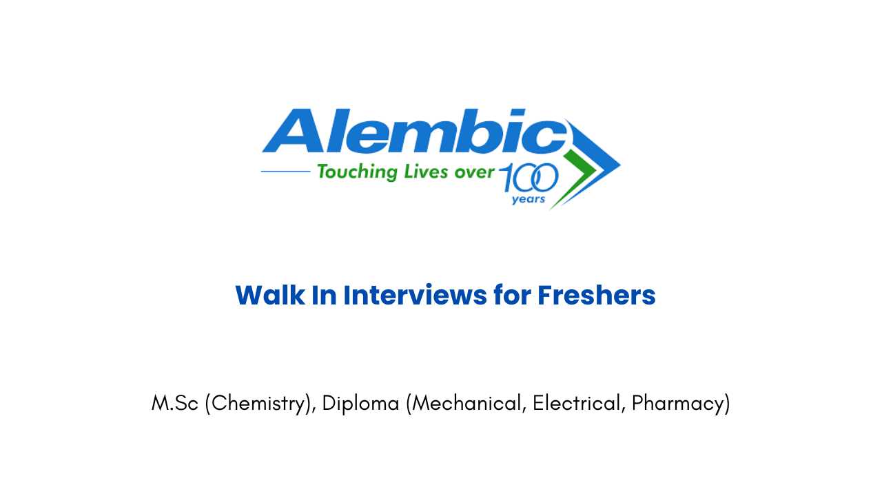 Walk In Interviews for Freshers