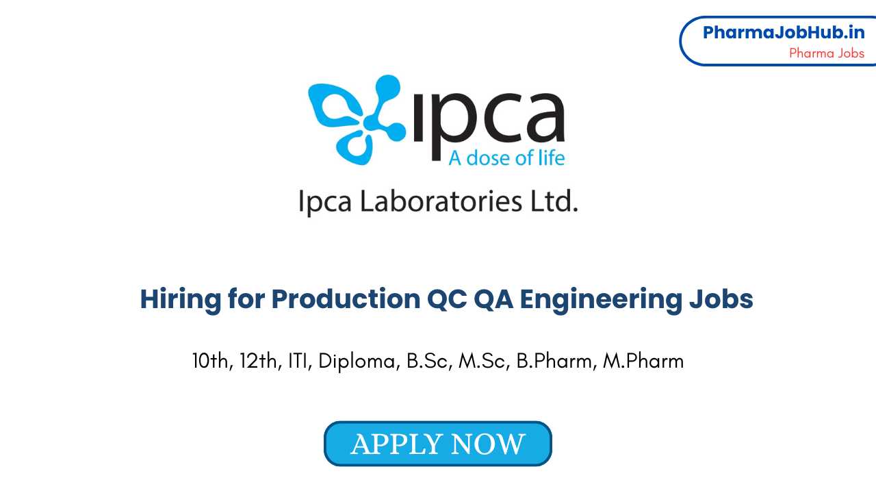 Hiring for Production QC QA Engineering Jobs