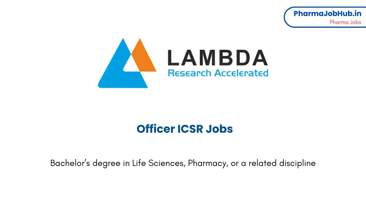Officer ICSR Jobs in Ahmedabad