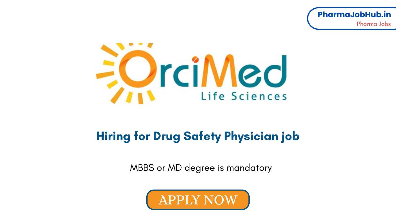 Drug Safety Physician job