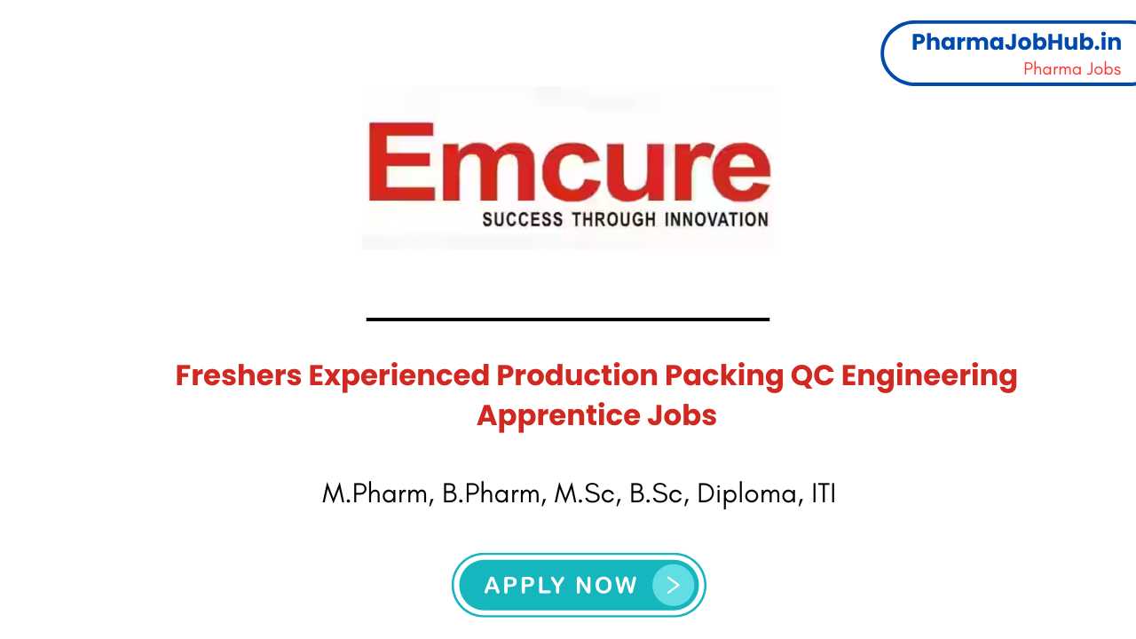 Production Packing QC Engineering Apprentice Jobs