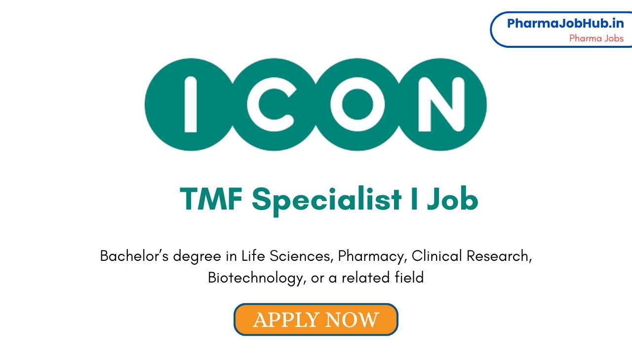 TMF Specialist I Job in Chennai at ICON plc