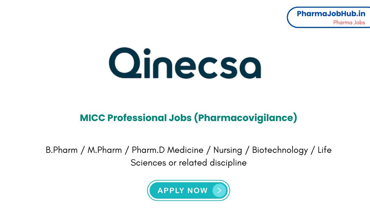 Qinecsa Solutions Hiring MICC Professional Jobs