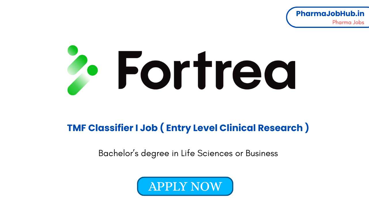 TMF Classifier I Job at Fortrea