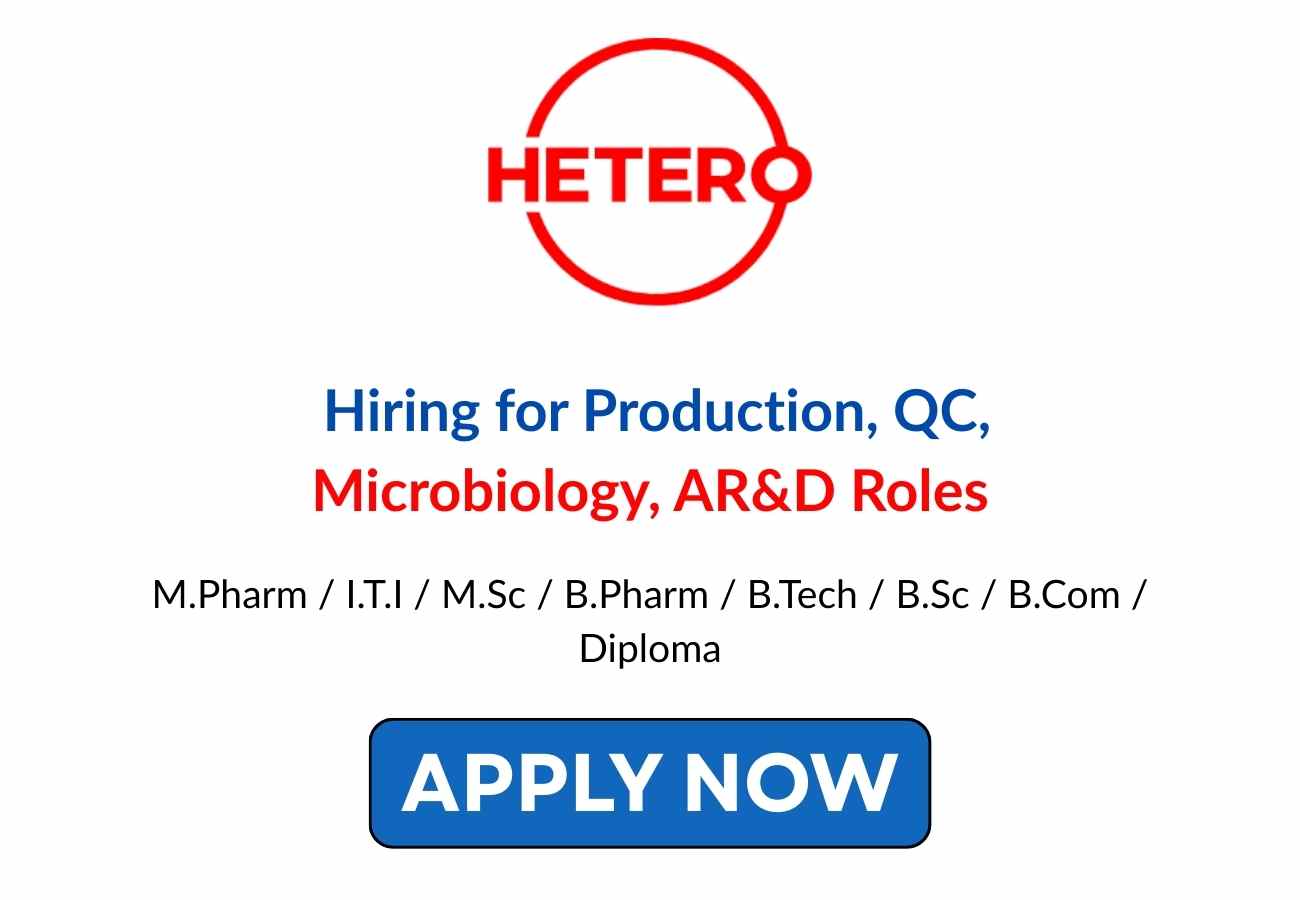 Hiring for Production QC Microbiology ARD