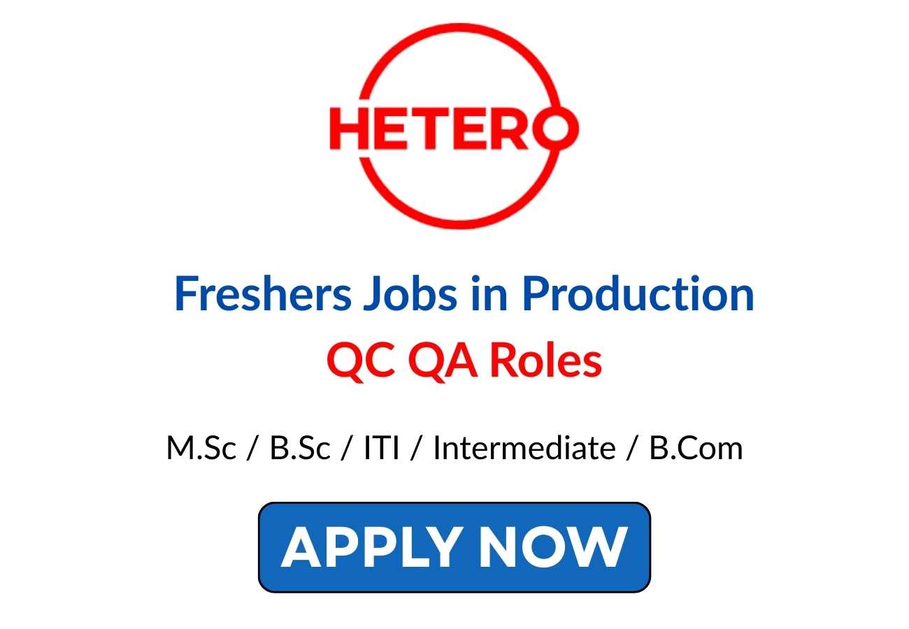 Freshers Jobs in Production QC QA Roles