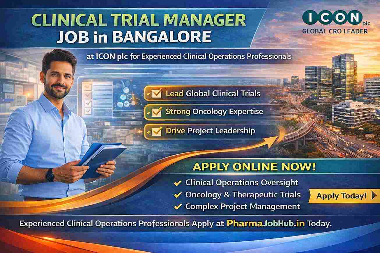 Clinical Trial Manager Job at ICON plc