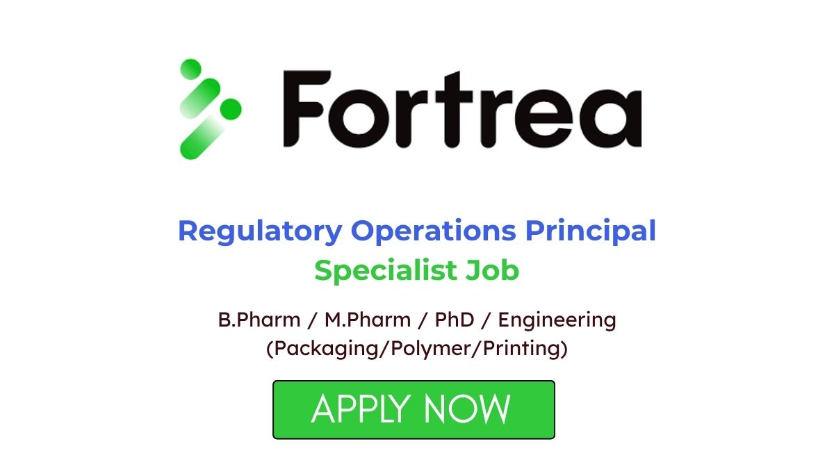 Regulatory Operations Principal Specialist Job at Fortrea